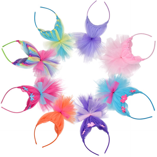 Anime Magic Elf Headband Troll Doll Hair Halloween Costume Props for Girls