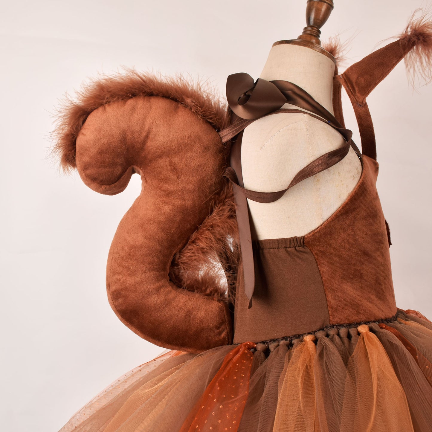 Squirrel Dress for Children, Animal Costume, Children's Festival Performance Costume, Role-Paying