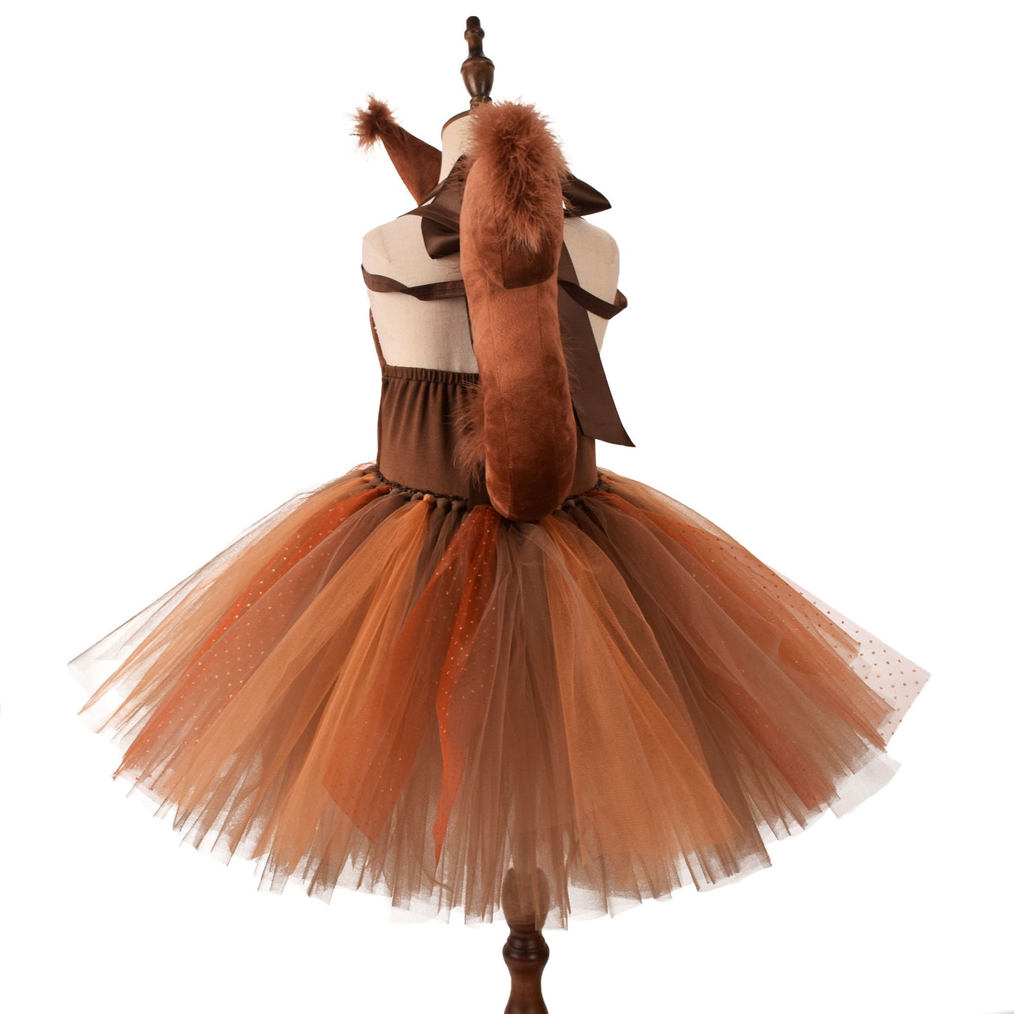 Squirrel Dress for Children, Animal Costume, Children's Festival Performance Costume, Role-Paying